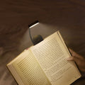 Portable LED Reading Lights, Eye Caring 3 Color Temperatures and Dimming Brightness Book Lights, Lightweight USB Rechargeable Clip-On Lamp for Book Lovers Night Reading