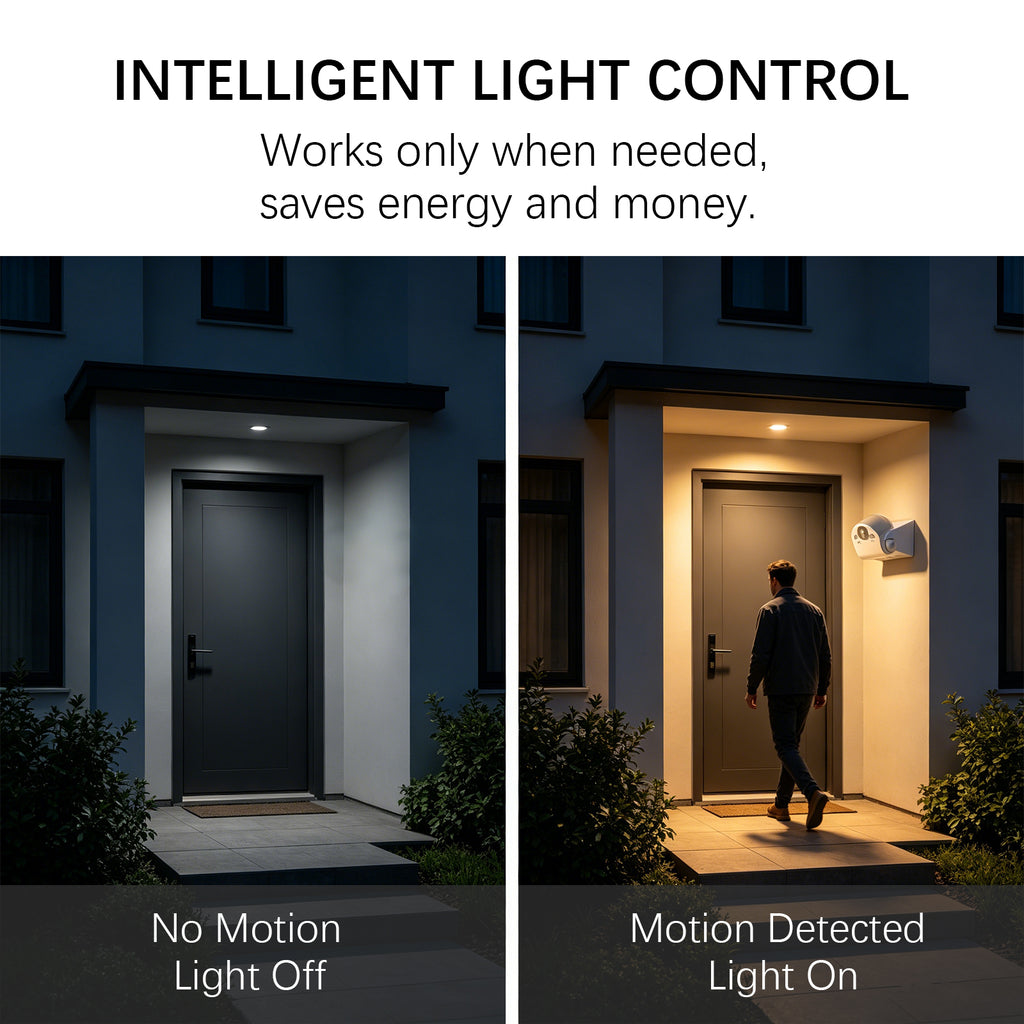 Smart IR Motion Sensor Switch | 360° Detection | 1200W | 12m Range