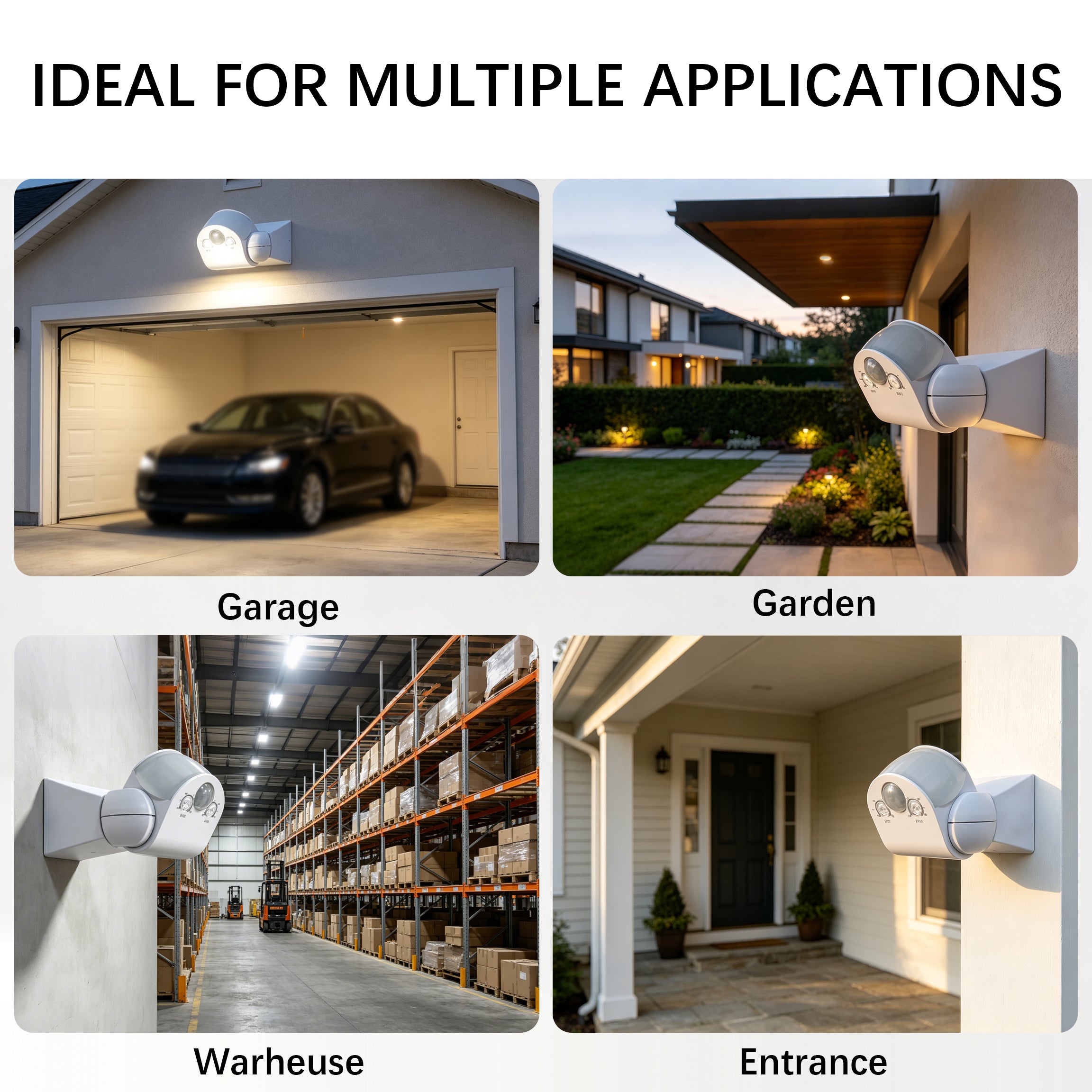 Smart IR Motion Sensor Switch | 360° Detection | 1200W | 12m Range